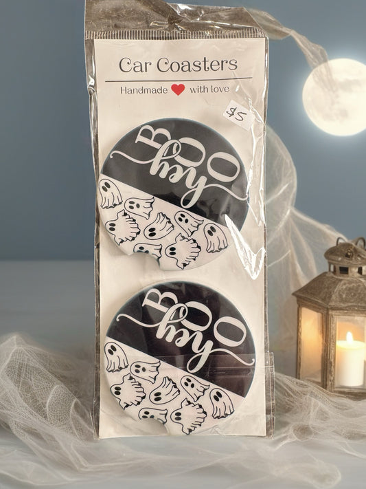 Ceramic car coaster