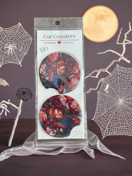 Chucky soft car coaster