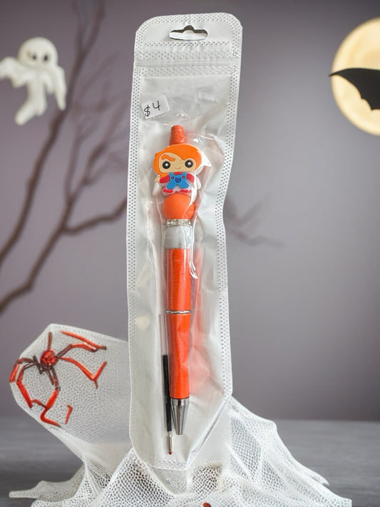 Chucky beaded pen