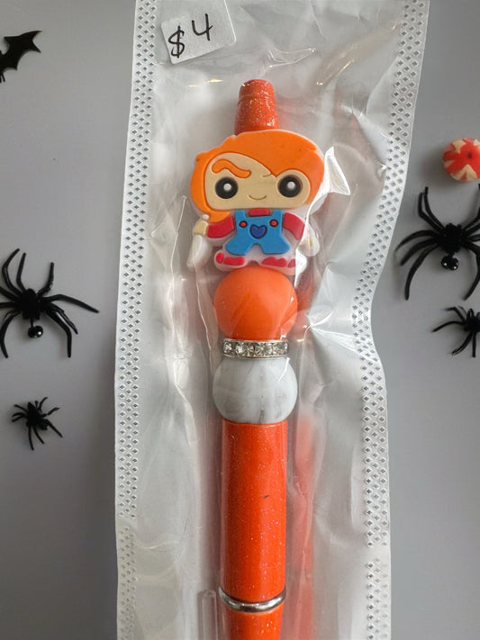 Chucky beaded pen